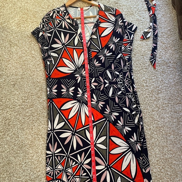 Belted Tory Burch Shift Dress - Picture 5 of 6